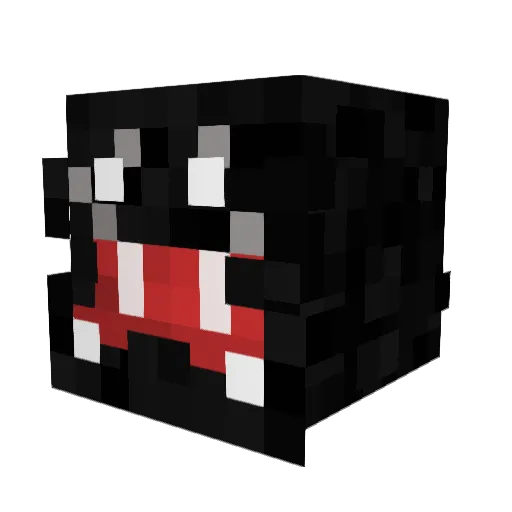 Lachomcpe Minecraft avatar head, 3D render