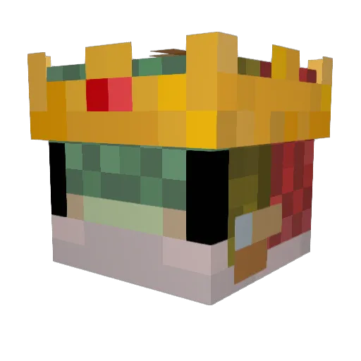 LachsAxt Minecraft avatar head, 3D render