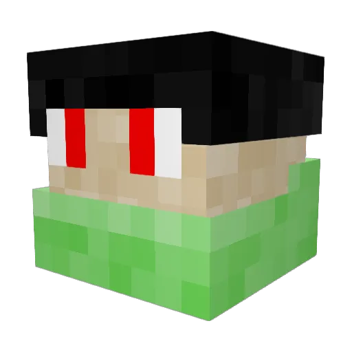 LachsMinepro Minecraft avatar head, 3D render