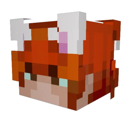 Lachy0x Minecraft avatar head, 3D render