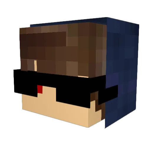 LackenIsGood Minecraft avatar head, 3D render