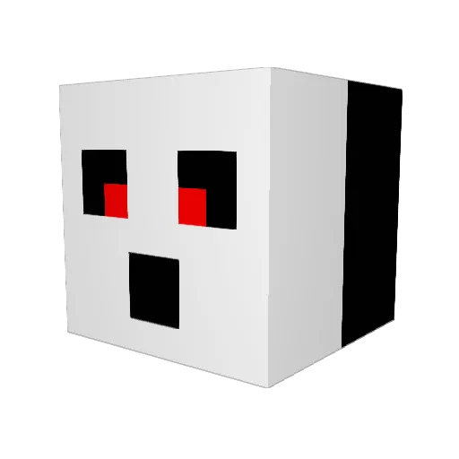 LackeyBoi Minecraft avatar head, 3D render