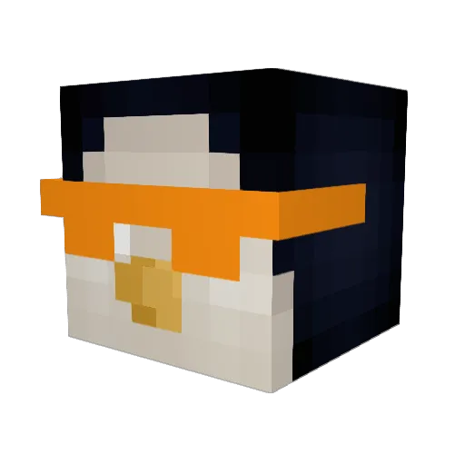 Laco_1 Minecraft avatar head, 3D render