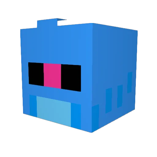 Lacoste_Kz Minecraft avatar head, 3D render