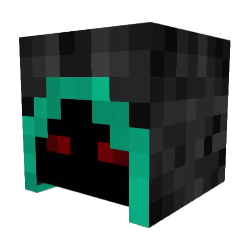 Lacrial Minecraft avatar head, 3D render