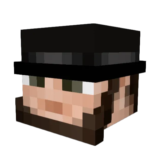 LacrosseRules101 Minecraft avatar head, 3D render