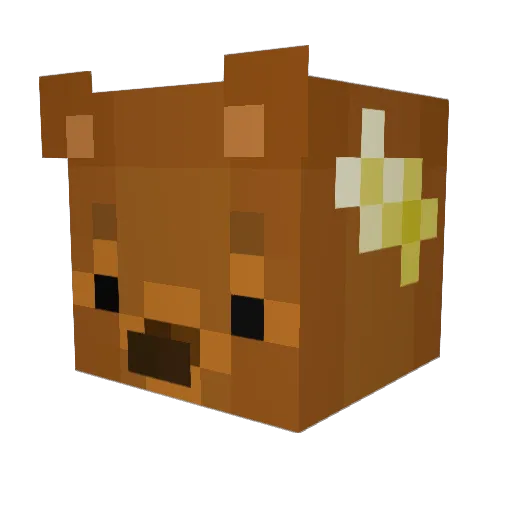 LactoseCacti Minecraft avatar head, 3D render