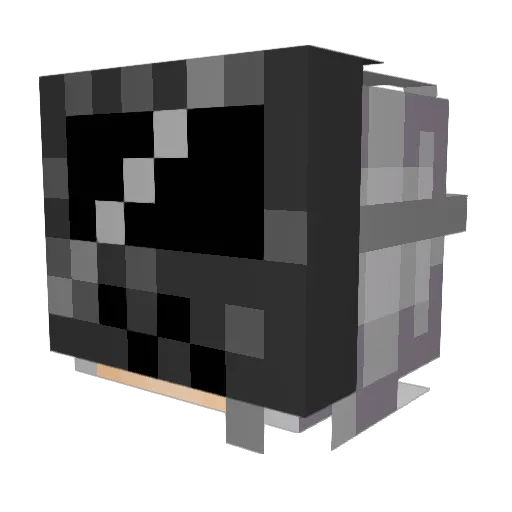 Lacuna99 Minecraft avatar head, 3D render