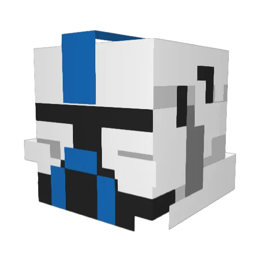 LacyCrescent536 Minecraft avatar head, 3D render
