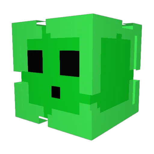 LacyWhat Minecraft avatar head, 3D render