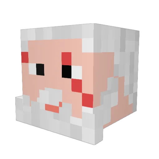Laczek45 Minecraft avatar head, 3D render