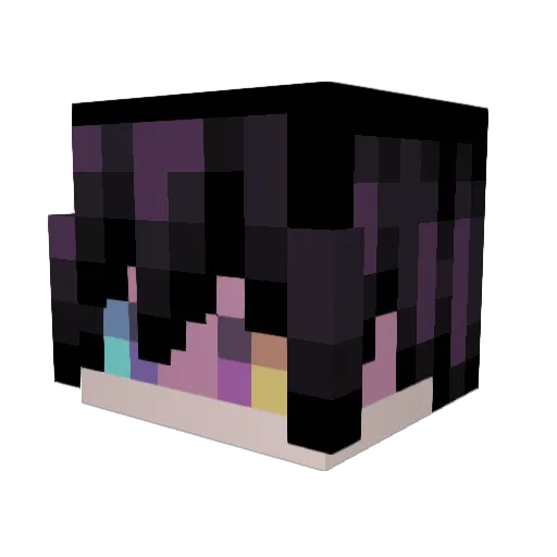 Lad0HD Minecraft avatar head, 3D render