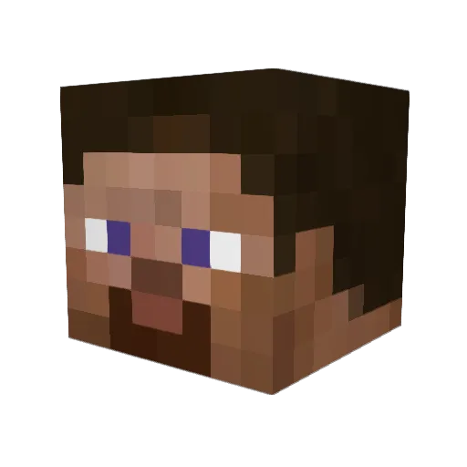LadOfLadness Minecraft avatar head, 3D render