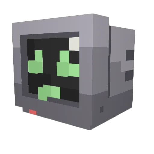 Lad_2005 Minecraft avatar head, 3D render