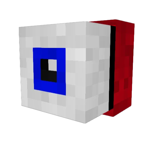 Laddie134 Minecraft avatar head, 3D render