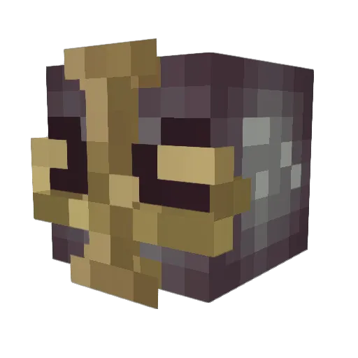 Ladekarlnike Minecraft avatar head, 3D render