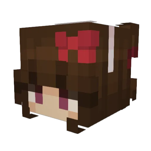 Ladiebugg789 Minecraft avatar head, 3D render