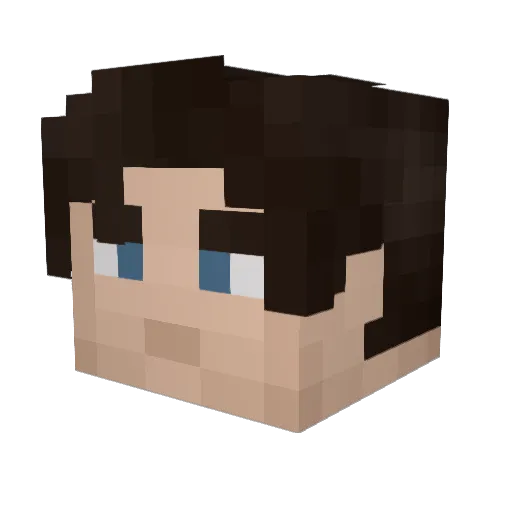 LadiesmanJR Minecraft avatar head, 3D render