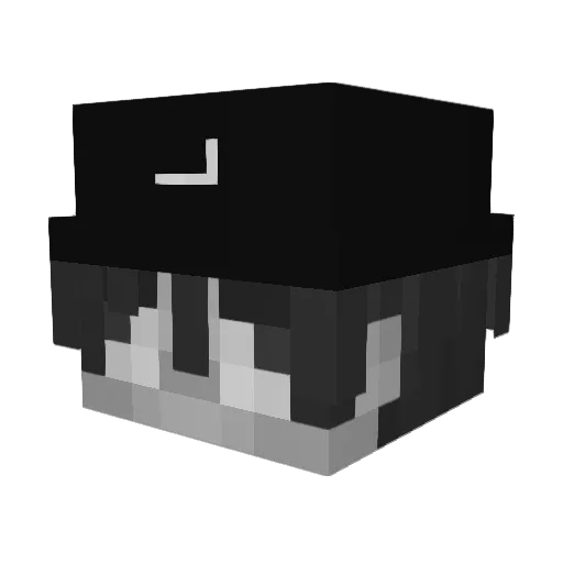 Ladiss_ Minecraft avatar head, 3D render