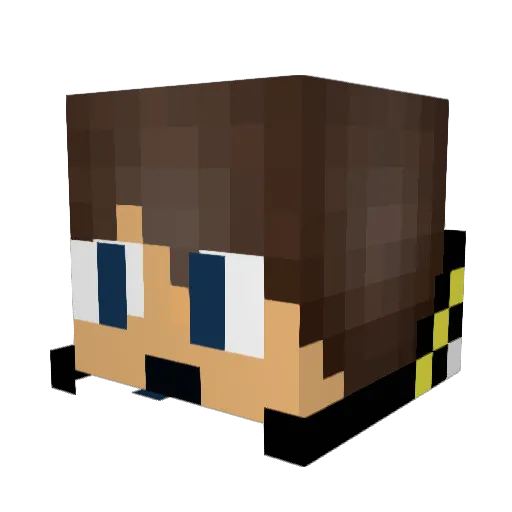 Ladly15 Minecraft avatar head, 3D render