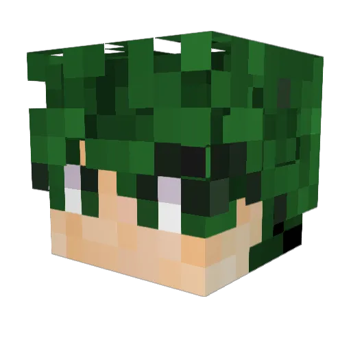 Ladon135 Minecraft avatar head, 3D render