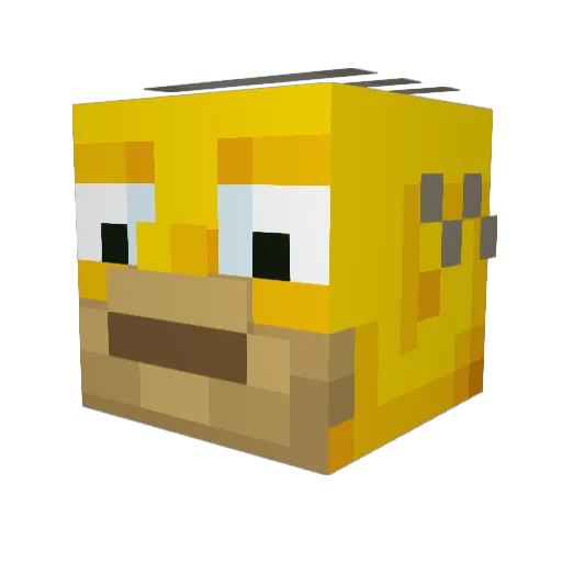 Ladon92 Minecraft avatar head, 3D render