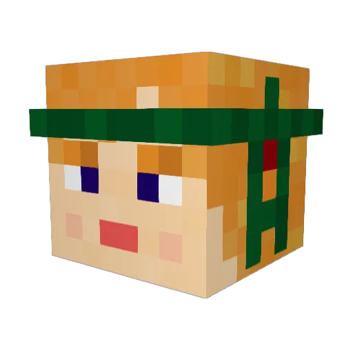 Minecraft-Avatar von LadyAgnes: Kopf als 3D-Render