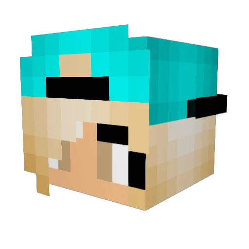 LadyBug119 Minecraft avatar head, 3D render