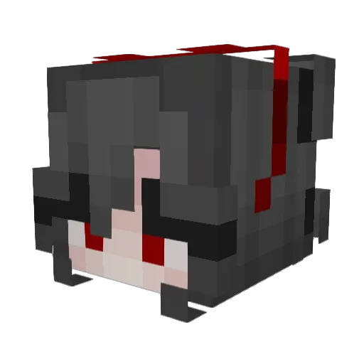 LadyEnchant Minecraft avatar head, 3D render