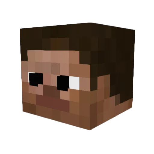 LadyGagaaQueeen Minecraft avatar head, 3D render