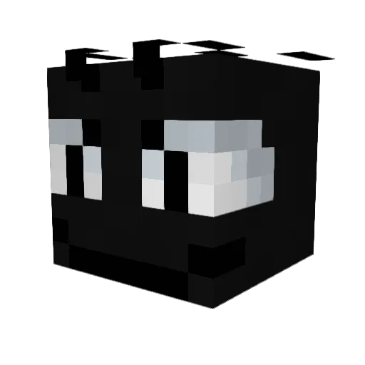 LadyGengar Minecraft avatar head, 3D render