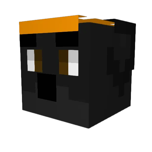 LadyLucy1521 Minecraft avatar head, 3D render