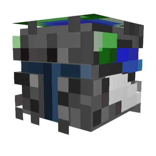 LadyMaeve1 Minecraft avatar head, 3D render