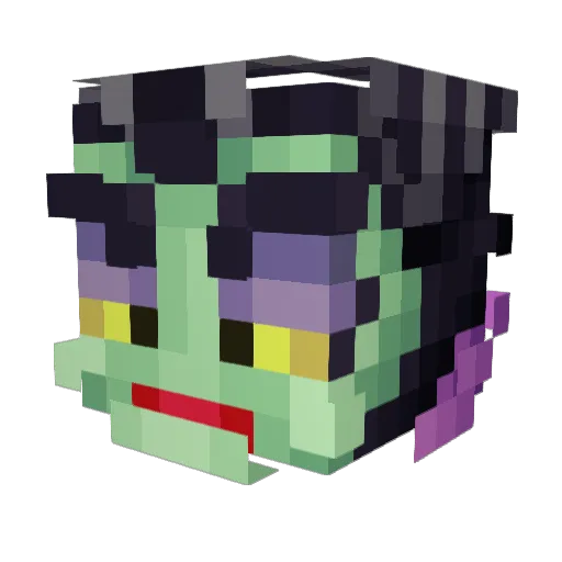 LadyMareBear Minecraft avatar head, 3D render