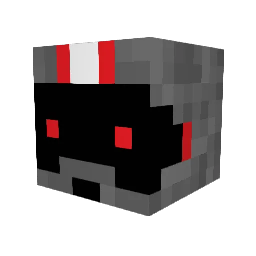 LadyNiltiak Minecraft avatar head, 3D render