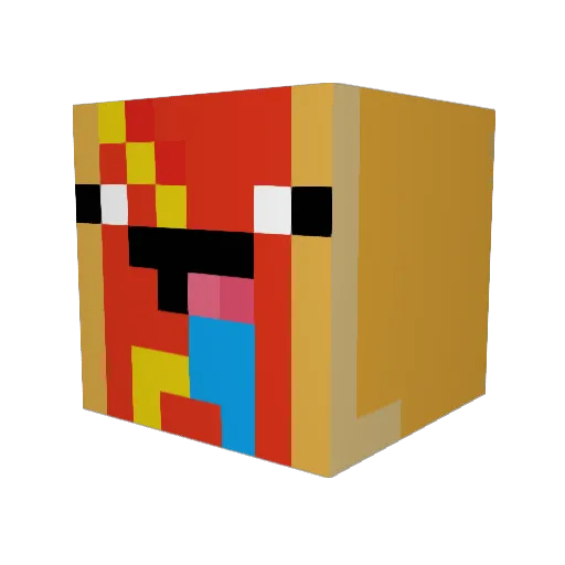 LadySummoner632 Minecraft avatar head, 3D render