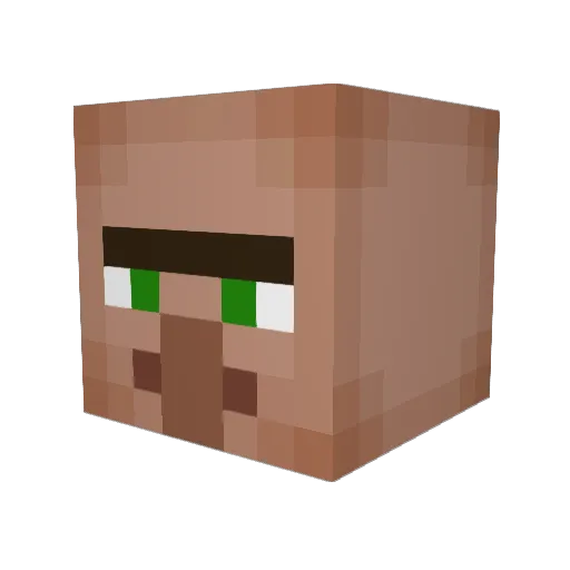 Lady_Dynamite Minecraft avatar head, 3D render