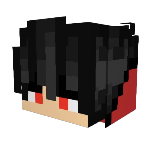 Lady_Furiae Minecraft avatar head, 3D render