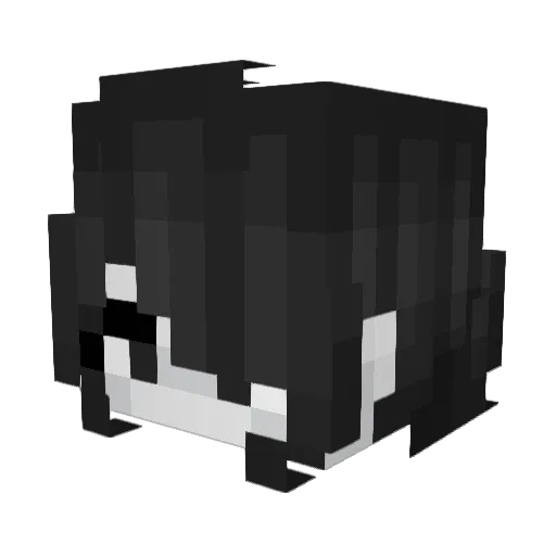 Lady_Furina Minecraft avatar head, 3D render
