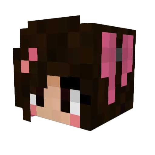 Lady_Lazuli Minecraft avatar head, 3D render