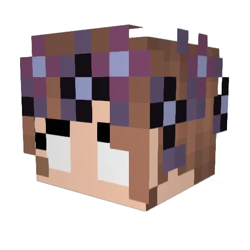 Lady_Meowsington Minecraft avatar head, 3D render