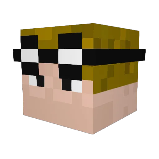Lady_Rhea Minecraft avatar head, 3D render