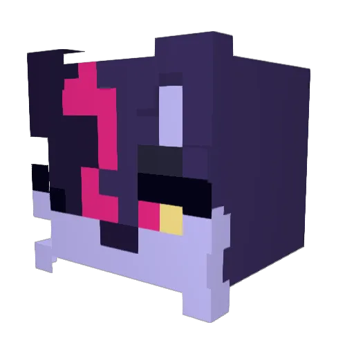 Lady_Val Minecraft avatar head, 3D render