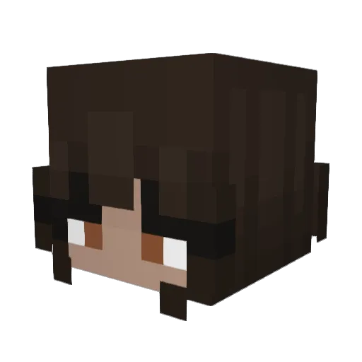 Lady_bell13 Minecraft avatar head, 3D render
