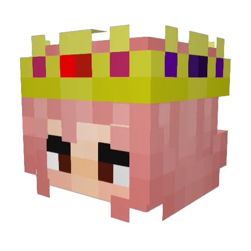 Ladybug1616 Minecraft avatar head, 3D render
