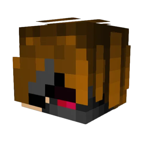 Ladykiller3264 Minecraft avatar head, 3D render