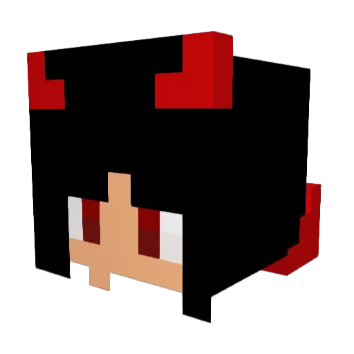 Ladymastermind1 Minecraft avatar head, 3D render