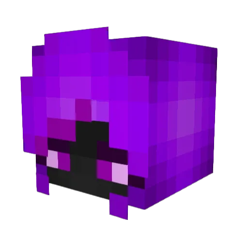 LadyofRevels Minecraft avatar head, 3D render