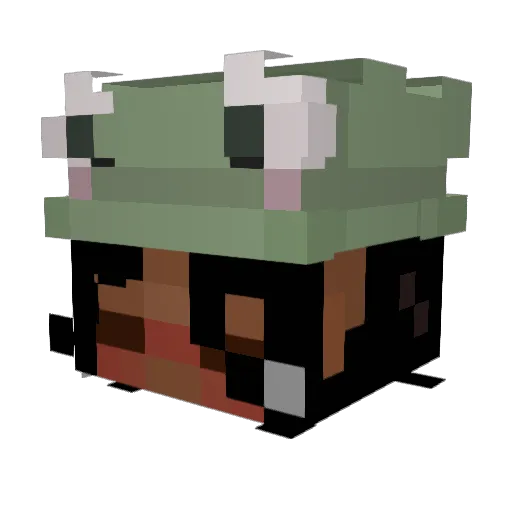 Laebugg Minecraft avatar head, 3D render