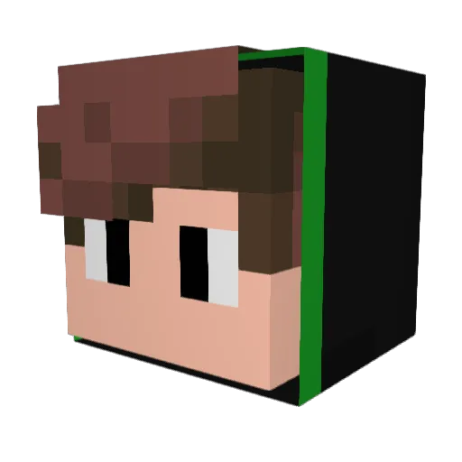 Laeda_Pro_35 Minecraft avatar head, 3D render